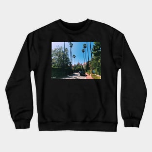 Beverly Hills, California - Sunny Day Street View Crewneck Sweatshirt